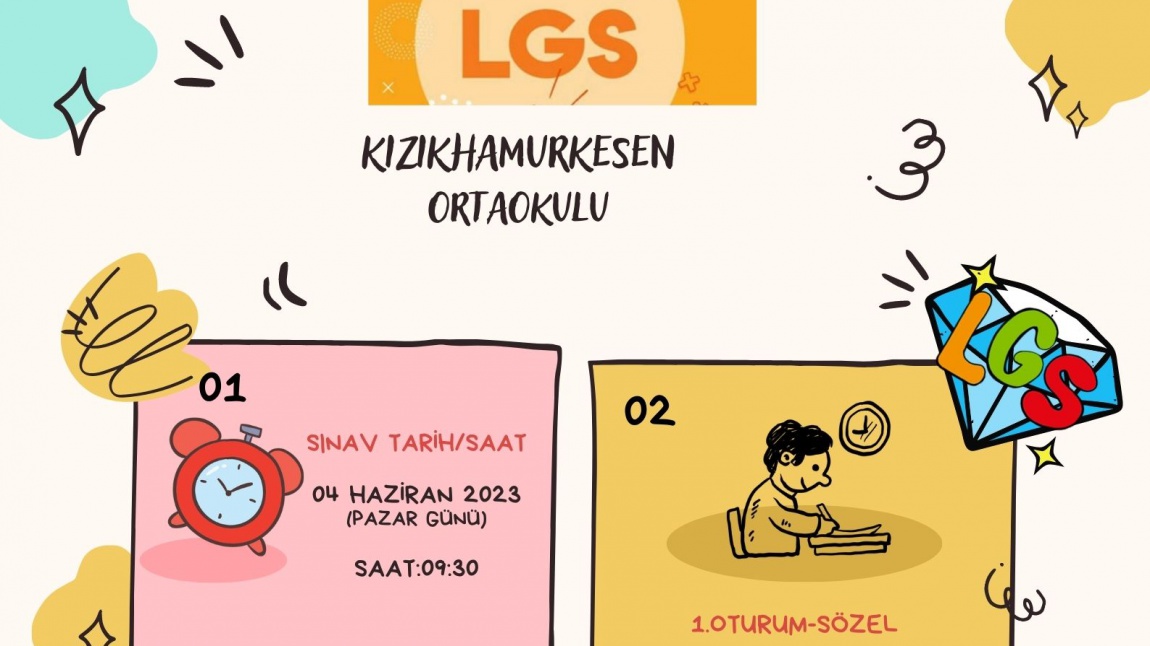 LGS TERCİHLERİ BAŞLADI  (03-19 TEMMUZ )